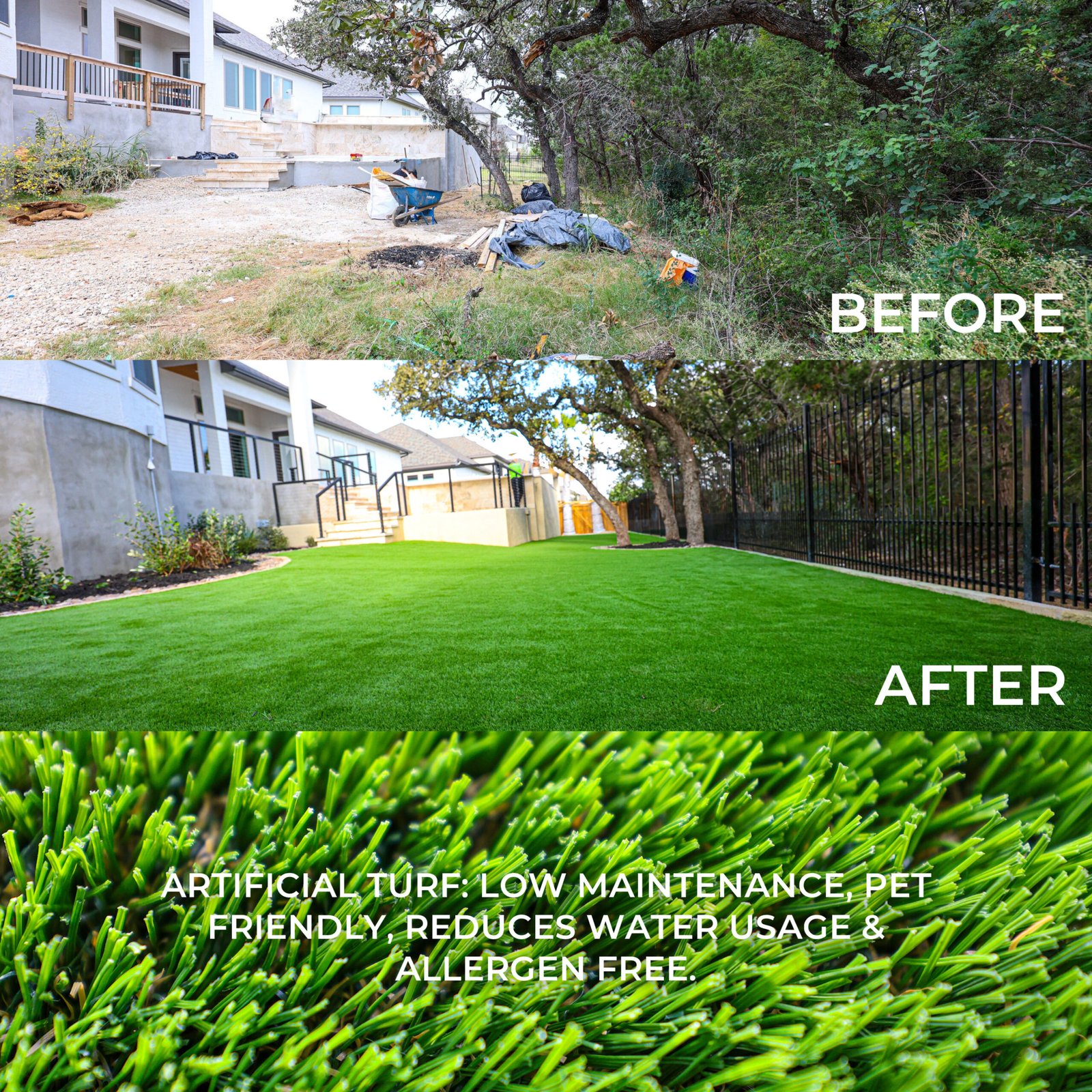 Turf installing comparison