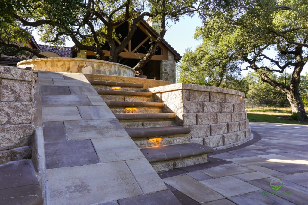 Backyard accent lights