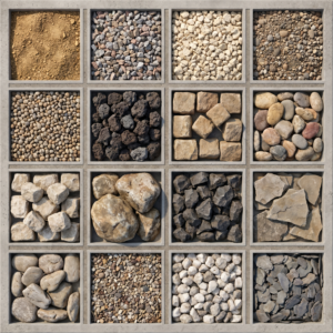 xeriscape rocks